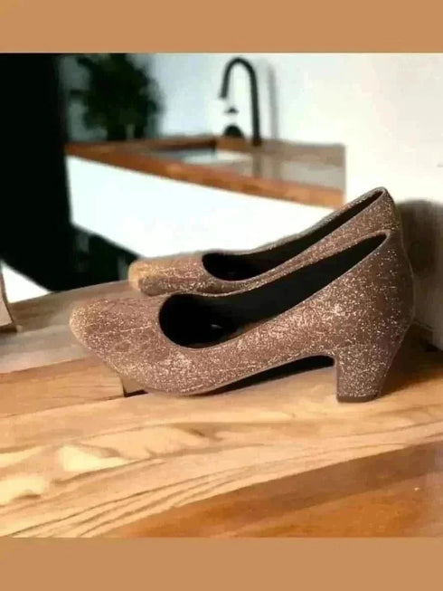 Coral Shimmer Ballerina Shoes - cunei